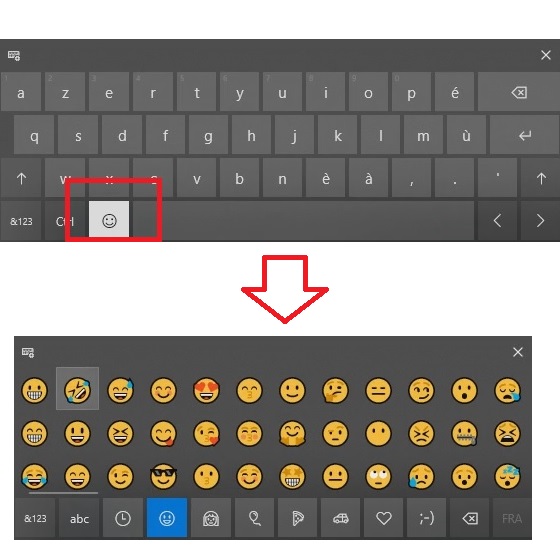 Comment faire un smiley sur le clavier ?